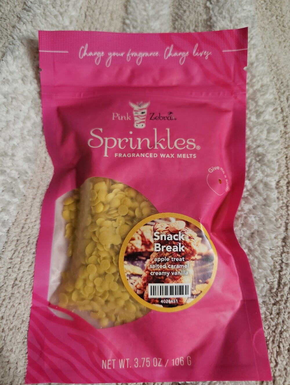 Pink Zebra Corpprate Bag New Snack Break